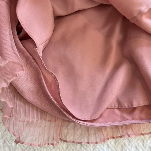 100% silk overlay bustier mini dress - Picture 10 of 13